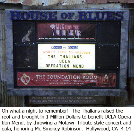 House of Blues Thalians sign 042614